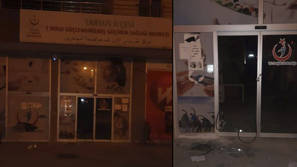 Sağlık merkezini yakan 7 şüpheli yakalandı