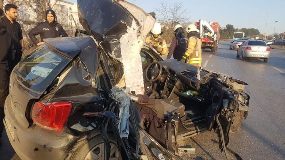 E-5'te zincirleme kaza! Trafik durdu