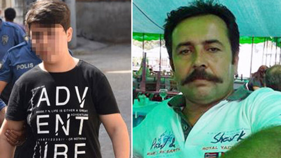 Babasını öldüren çocuğa tahliye!