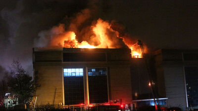 İstanbul'da tekstil atölyesinde yangın