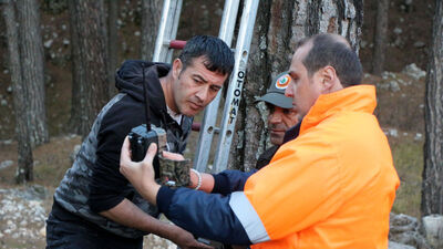 Kemer ormanlarına 24 saat koruma