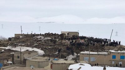 Van için çığ ve heyelan uyarısı!