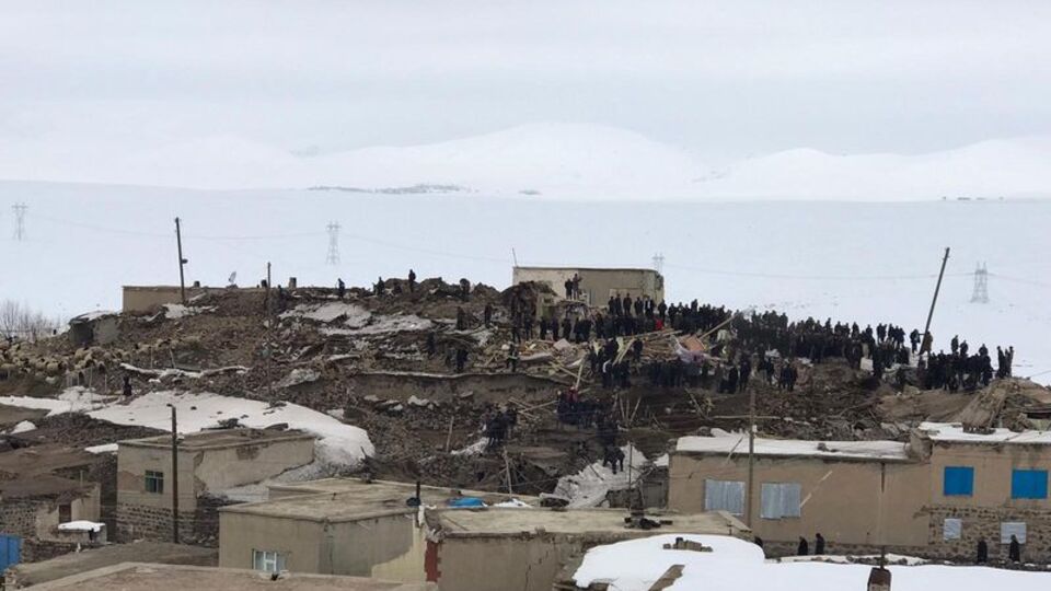 Van için çığ ve heyelan uyarısı!