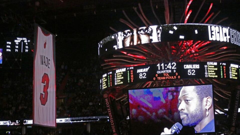 Dwyane Wade'in forması emekli edildi