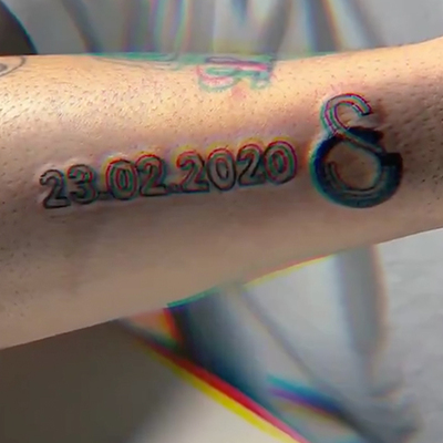 Kadıköy galibiyetini dövme yaptırdı