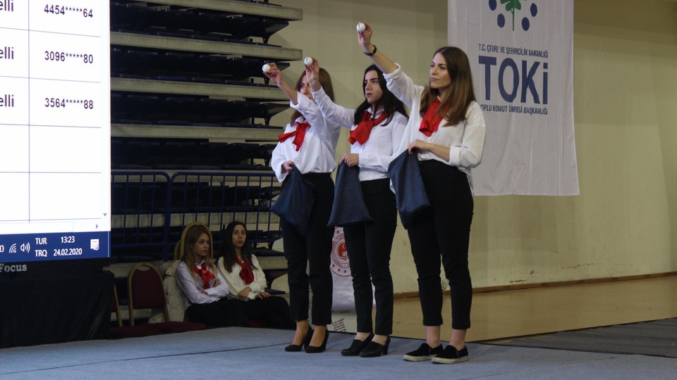 TOKİ kura çekimleri 2020 başladı