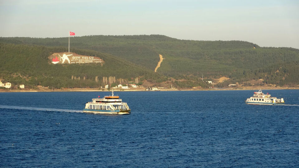 Gökçeada seferlerine fırtına iptali