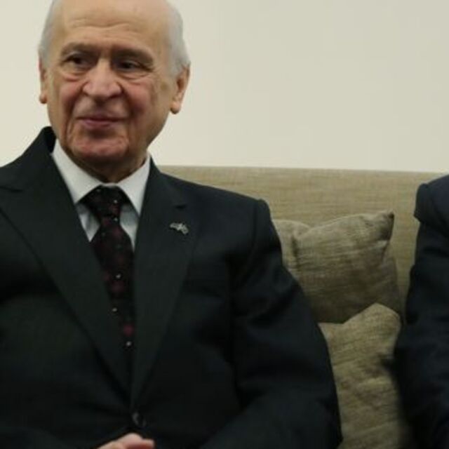 Cumhurbaşkanı Erdoğan, Bahçeli ile görüştü