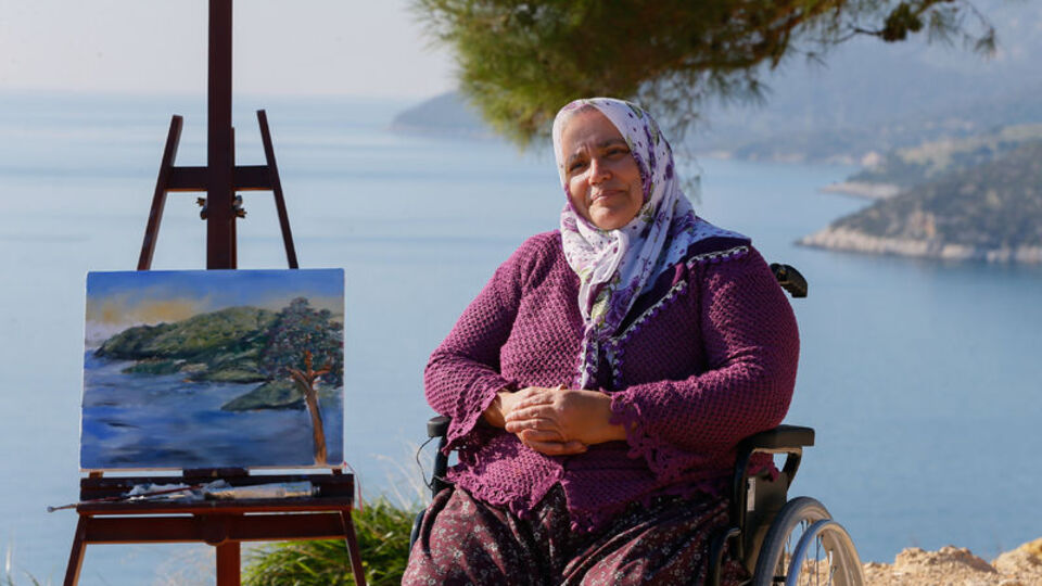 'Şalvarlı ressam'ın hayali...