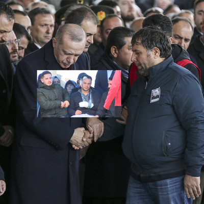 İdlib şehidinin cenazesine damga vuran anlar!