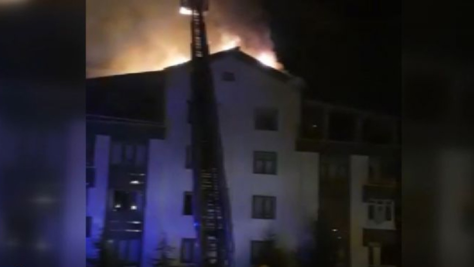 Ankara'da korkutan yangın!