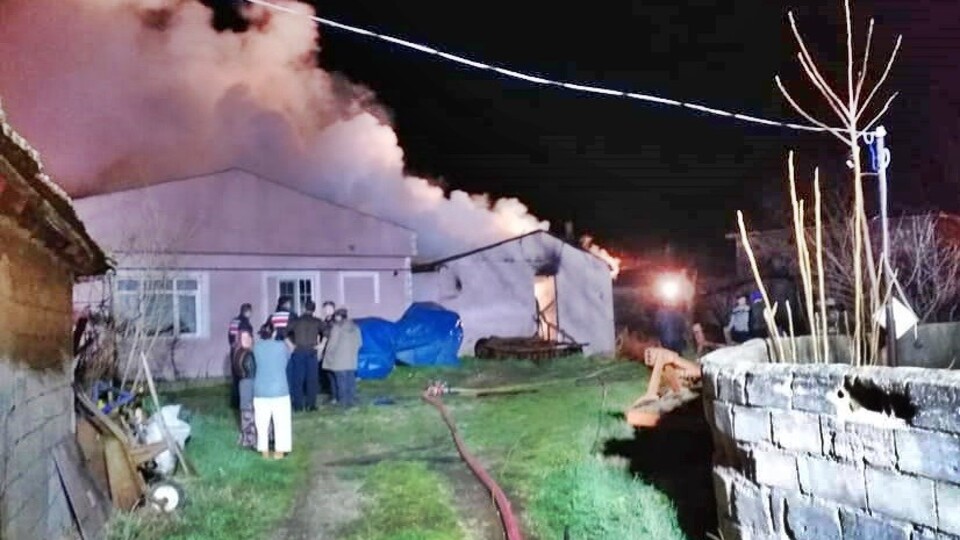 Silivri'de feci yangın: 1 ölü!