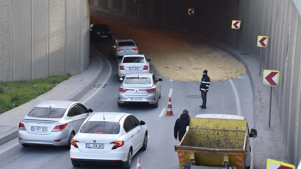 Sürücülere çamur şoku!
