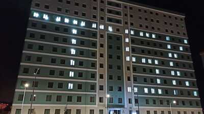 Malatya'da öğrencilerden ışıklı destek