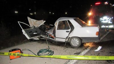 Afyonkarahisar'da kaza: 1 ölü