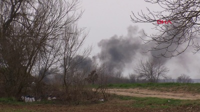 Yunanistan sınırında dehşet anları!