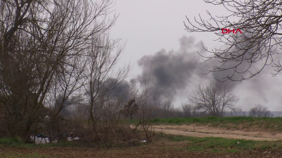 Yunanistan sınırında dehşet anları!