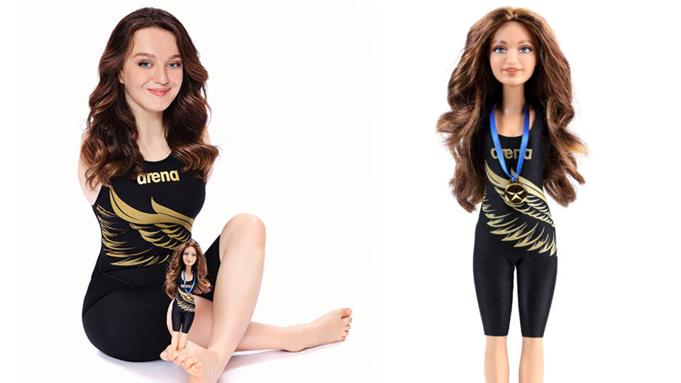 Milli yüzücü Sümeyye Boyacı Barbie bebek oldu!