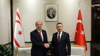 Oktay, KKTC Başbakanı Tatar'ı kabul etti
