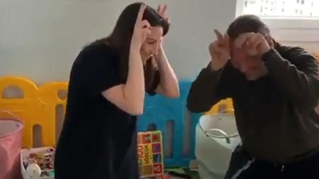 Sunal ailesinin neşeli anları