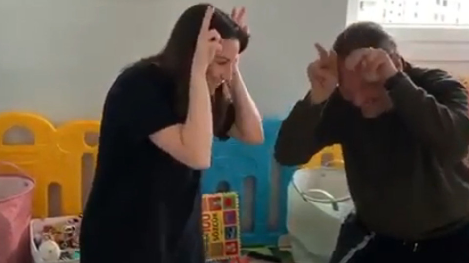 Sunal ailesinin neşeli anları