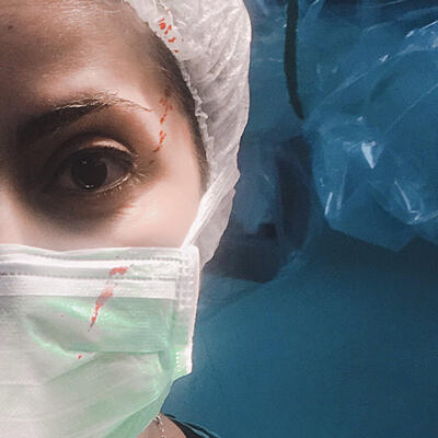 Bölümünde tek kadın!