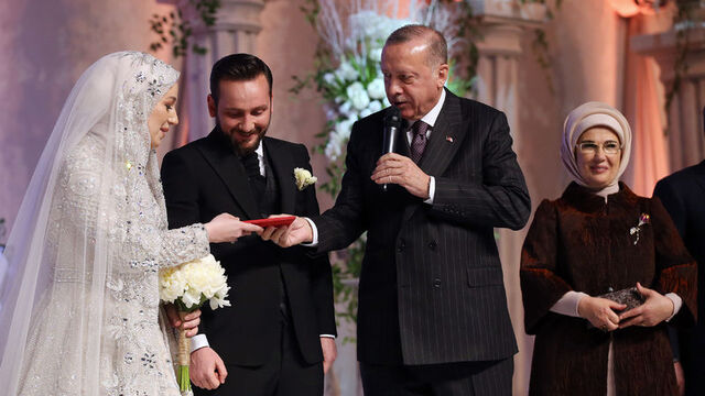 Cumhurbaşkanı, yeğeninin nikah şahidi oldu