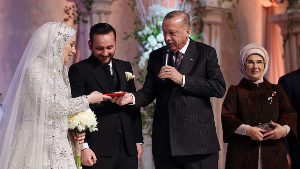 Cumhurbaşkanı, yeğeninin nikah şahidi oldu