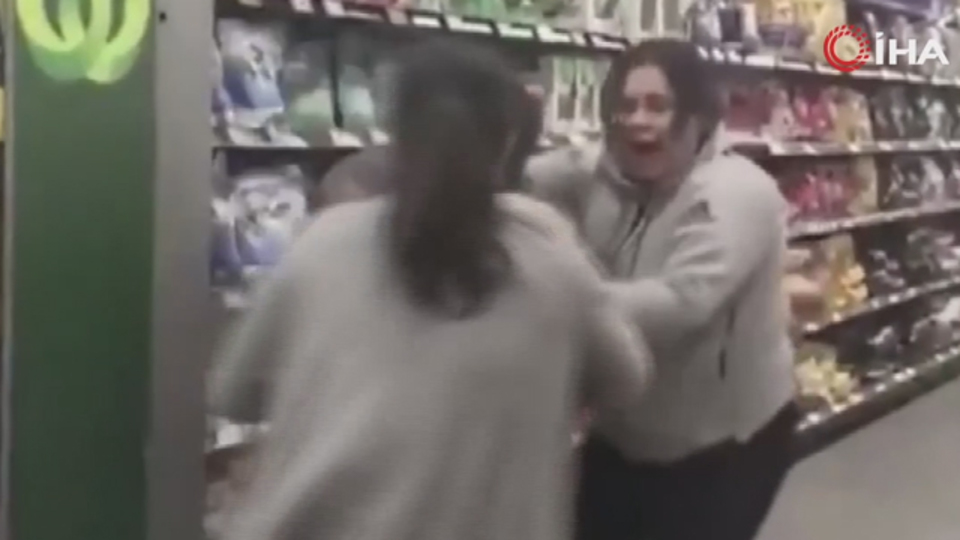 Sonunda bu da oldu! Markette koronavirüs paniği!