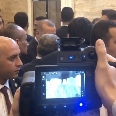 Cumhurbaşkanı Erdoğan'a korona önlemi!