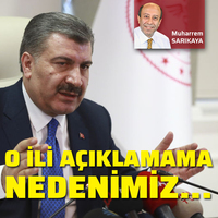 Bakan Koca: O vilayeti açıklamama nedenimiz…