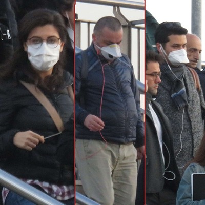 Bu sabah metroda metrobüste İstanbul maske taktı!