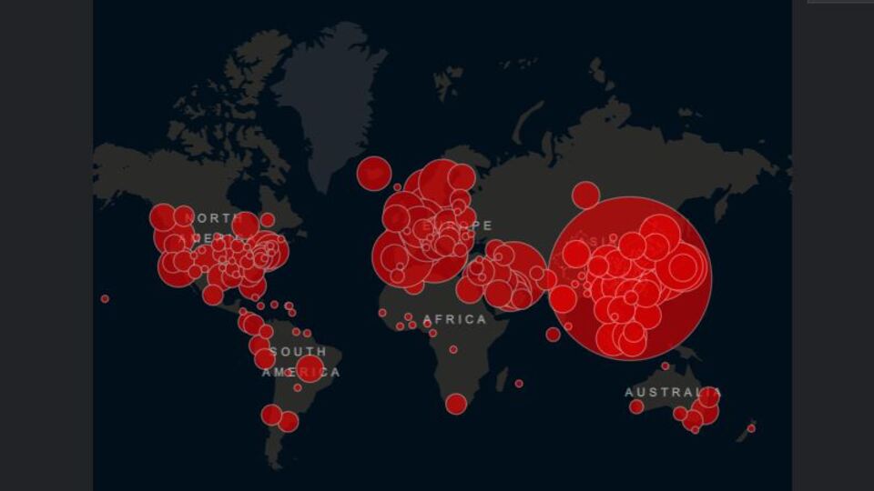 Corona virüs haritası