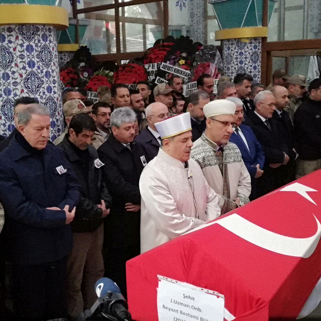 Barış Pınarı şehidine veda!