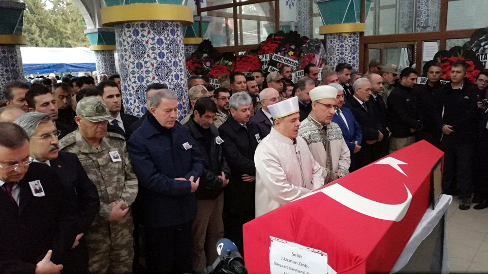 Barış Pınarı şehidine veda!
