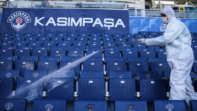 Recep Tayyip Erdoğan Stadı dezenfekte edildi