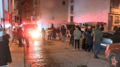 5 katlı binada korkutan yangın