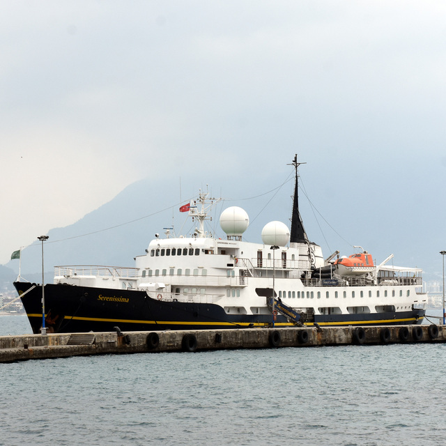 Mısır'dan kalkan kruvaziyer Alanya'ya vardı
