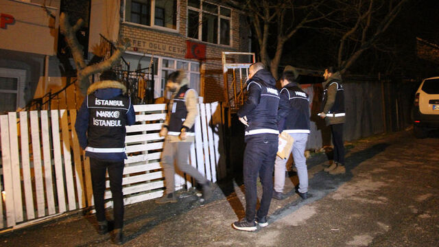 İstanbul'da şafak vakti narkotik operasyonu