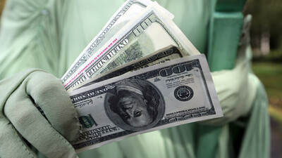 Dolarda sert yükseliş