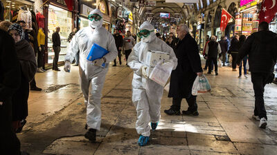 Kapalıçarşı'ya korona taraması