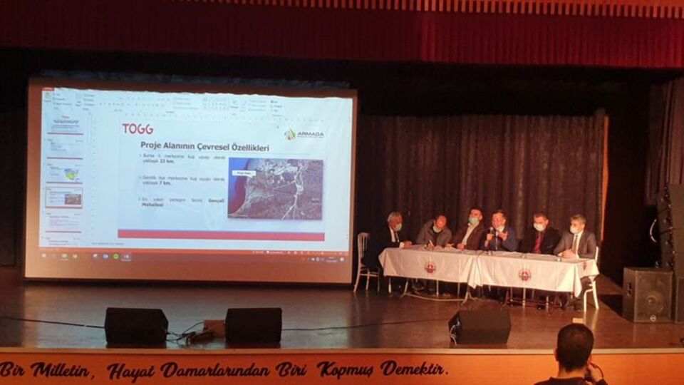 Yerli oto için 'maskeli' ÇED toplantısı