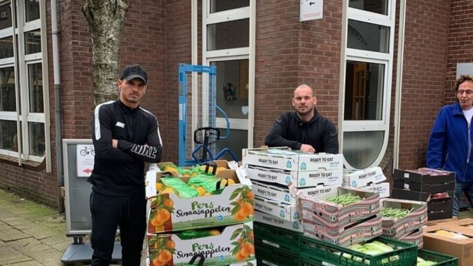 Sneijder'lerden örnek davranış!