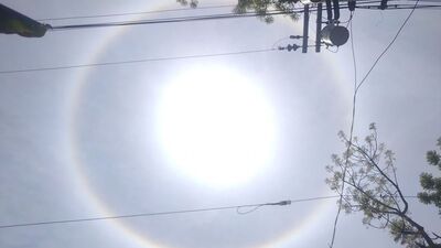 Gören telefona sarıldı! Güneş'in çevresinde belirdi