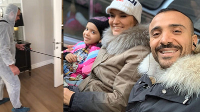 Demet Akalın evini dezenfekte ettirdi