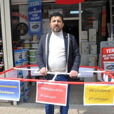 Virüsten korunmak için sıradışı yöntem!