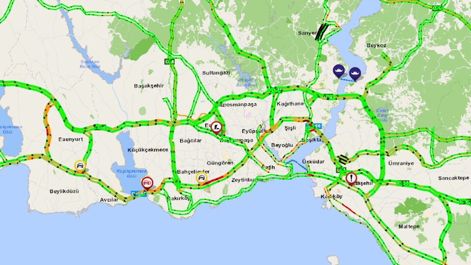 İstanbul evinde kaldı