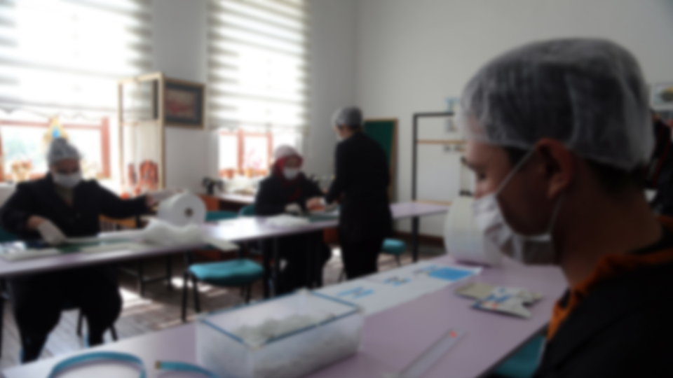 Meslek liselerinde o ürünlerin üretimi başladı