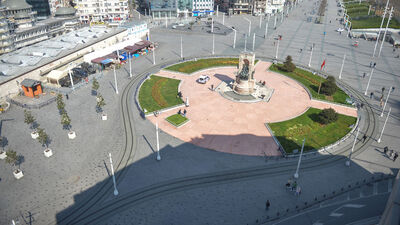 Önlemlerin ardından işte Taksim!