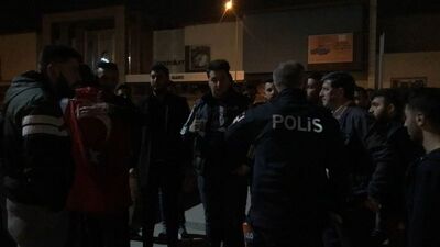 Bu inat niye? Polis müdahale etti